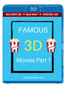 Famous 3D movie collection 1 Region free 1 movie only 6.5$