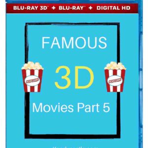Famous 3D movie collection 5 Region free 1 movie only 6.5$