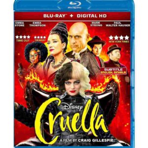 Cruella (2D) 2021 bluray-Summer sale-Hot Deal-Region free