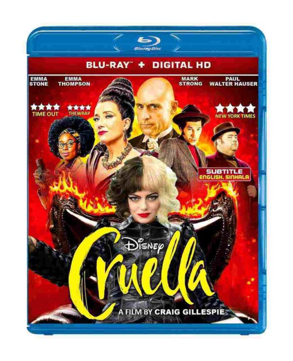 Cruella (2D) 2021 bluray-Summer sale-Hot Deal-Region free
